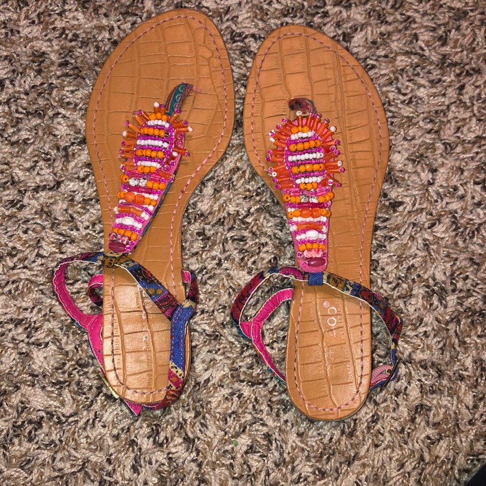 Bamboo Strapped Sandal